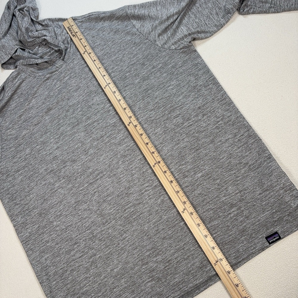 Patagonia Capilene Cool Daily Hoody Men's L Heathered Gray Stretch Lightweight - Picture 9 of 14
